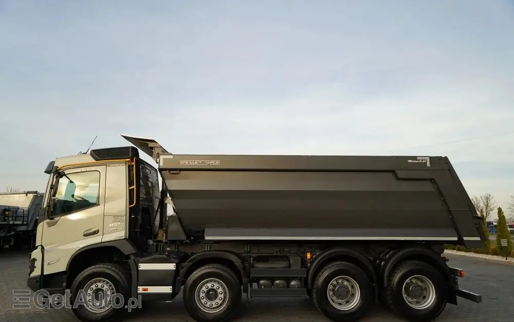 VOLVO FMX 460 / 8x4 / WYWROTKA TYLNOZSYPOWA / MEILLER KIPPER  / EURO 6 / 