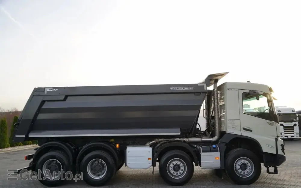VOLVO FMX 460 / 8x4 / WYWROTKA TYLNOZSYPOWA / MEILLER KIPPER  / EURO 6 / 