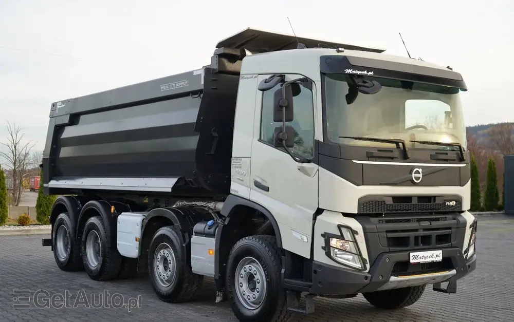 VOLVO FMX 460 / 8x4 / WYWROTKA TYLNOZSYPOWA / MEILLER KIPPER  / EURO 6 / 