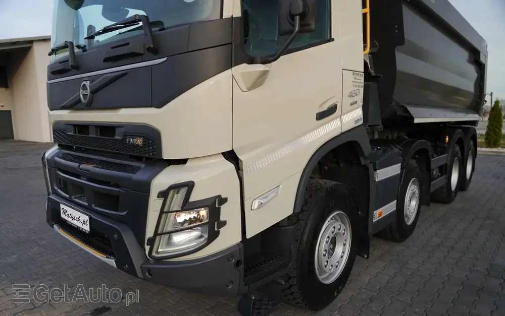 VOLVO FMX 460 / 8x4 / WYWROTKA TYLNOZSYPOWA / MEILLER KIPPER  / EURO 6 / 