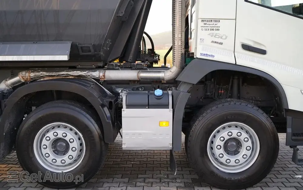 VOLVO FMX 460 / 8x4 / WYWROTKA TYLNOZSYPOWA / MEILLER KIPPER  / EURO 6 / 