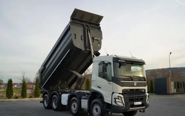 VOLVO FMX 460 / 8x4 / WYWROTKA TYLNOZSYPOWA / MEILLER KIPPER  / EURO 6 / 