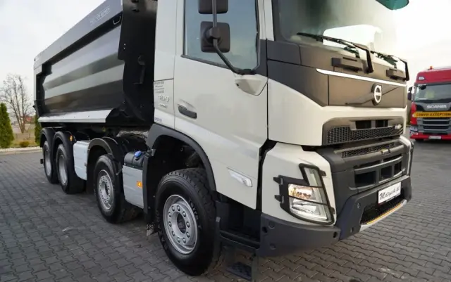VOLVO FMX 460 / 8x4 / WYWROTKA TYLNOZSYPOWA / MEILLER KIPPER  / EURO 6 / 