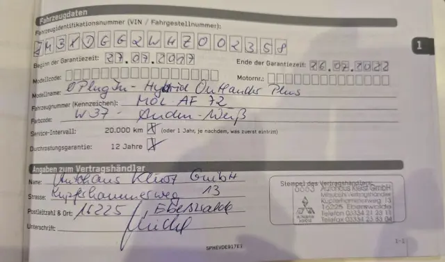 MITSUBISHI Outlander 2.0 4WD