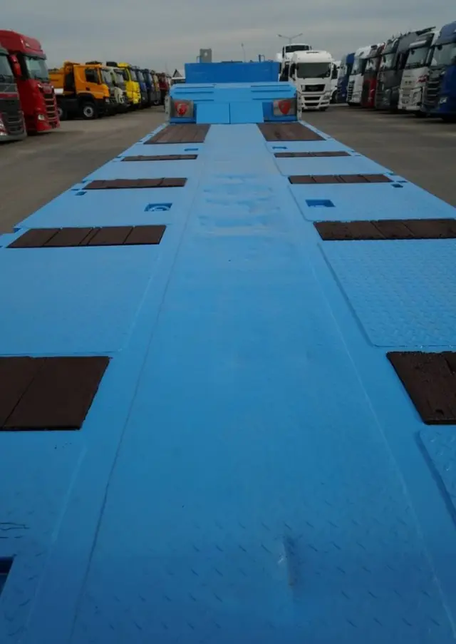 INNY KOMODO / KMD4 / NACZEPA LAWETA / NISKOPODWOZIE / OSIE SKRĘTNE / OŚ PODNOSZONA / NAJAZDY HYDRAULICZNE / 