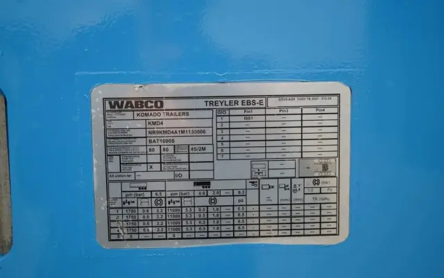 INNY KOMODO / KMD4 / NACZEPA LAWETA / NISKOPODWOZIE / OSIE SKRĘTNE / OŚ PODNOSZONA / NAJAZDY HYDRAULICZNE / 