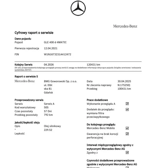 MERCEDES-BENZ GLE 400 d 4-Matic Premium