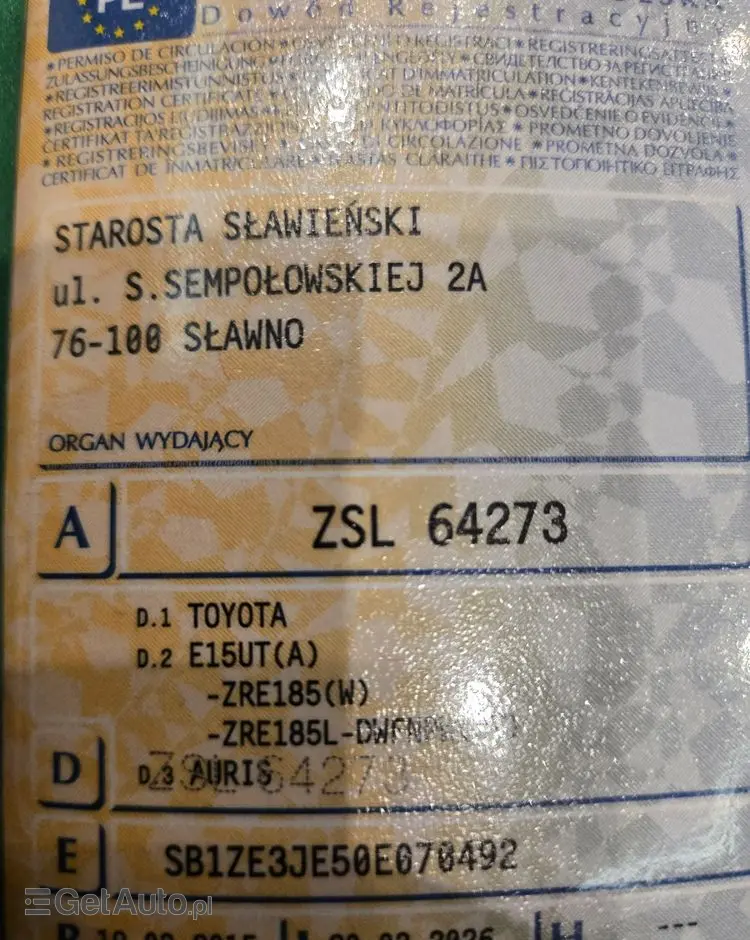 TOYOTA Auris 1.6 Valvematic Executive