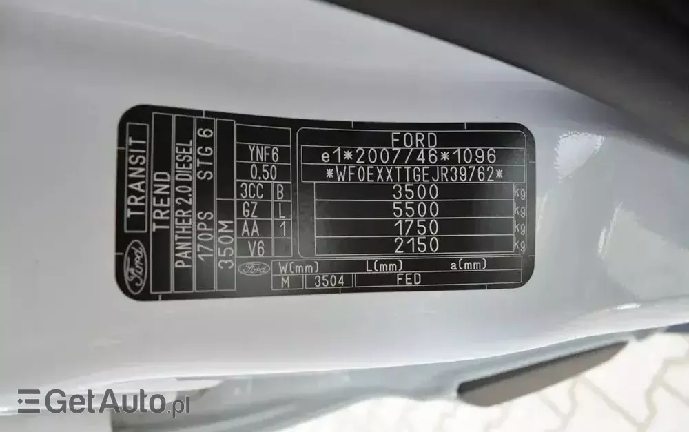 FORD FORD TRANSIT MK8 doka 