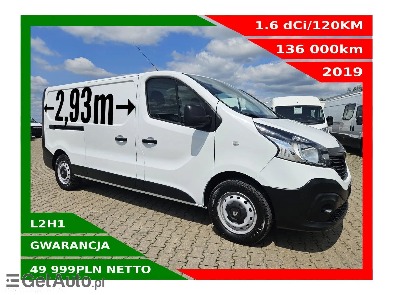 RENAULT Trafic L2H1 Pack Clim (1200)