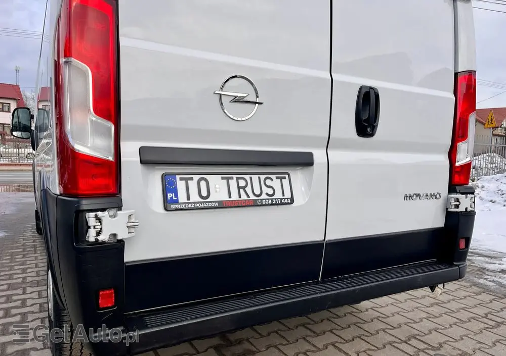 OPEL MOVANO L2H2 / SALON POLSKA / BEZWYPADKOWY / PIERWSZY WŁAŚCICIEL / BOGATA WERSJA / DMC 3500KG 