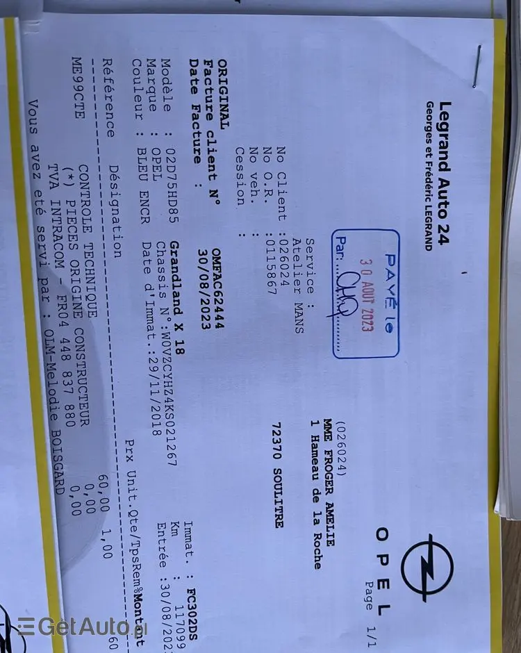 OPEL Grandland X 1.5 D Start/Stop Automatik INNOVATION