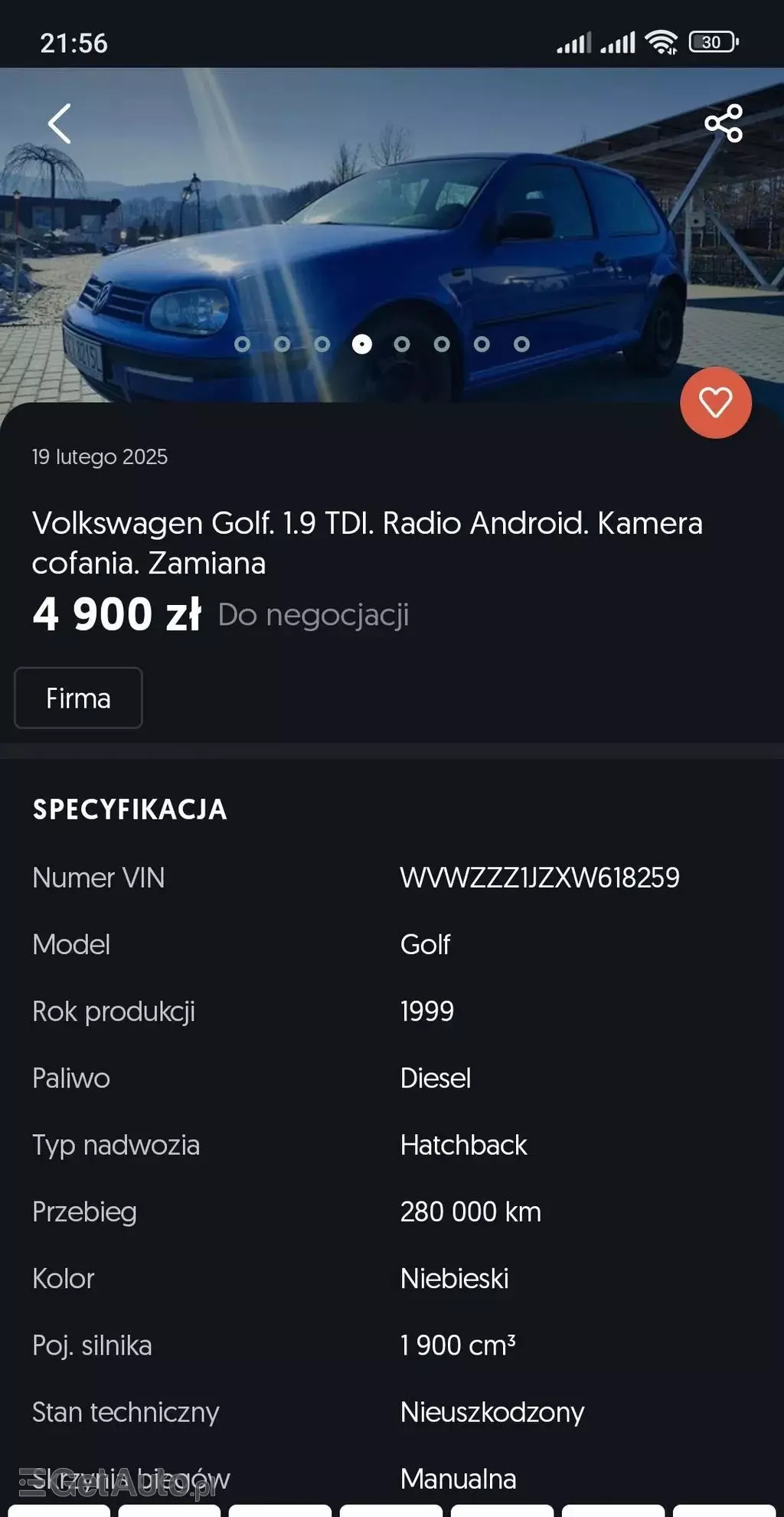 VOLKSWAGEN Golf 
