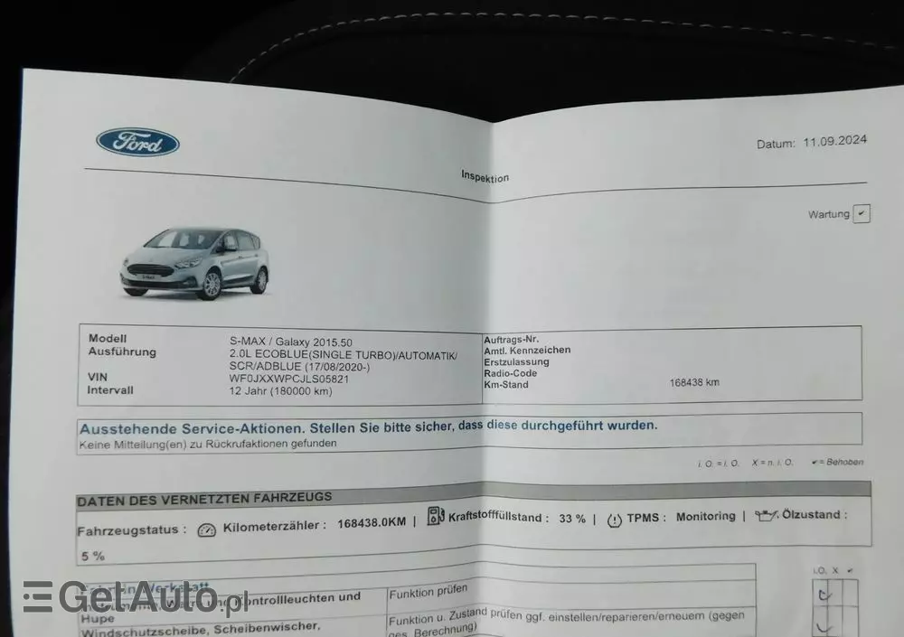 FORD S-Max 2.0 TDCi Titanium PowerShift