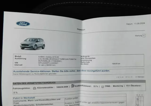 FORD S-Max 2.0 TDCi Titanium PowerShift