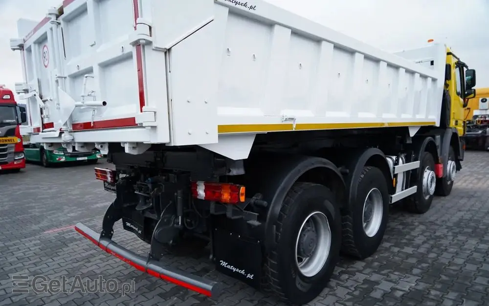 MERCEDES-BENZ ACTROS 4141 / 8x4 / BDF WYMIENNA ZABUDOWA / WYWROTKA  DWUSTRONNA / HYDROBURTA / HYDROKLAPA / EPS + SPRZĘGŁO / CZOŁOWNICA 