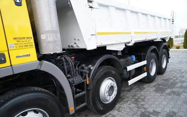 MERCEDES-BENZ ACTROS 4141 / 8x4 / BDF WYMIENNA ZABUDOWA / WYWROTKA  DWUSTRONNA / HYDROBURTA / HYDROKLAPA / EPS + SPRZĘGŁO / CZOŁOWNICA 