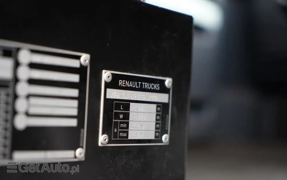 RENAULT T 520 / TEAM ALPINE  60/99  /  RETARDER / ALUFELGI / SKÓRY / EURO 6 