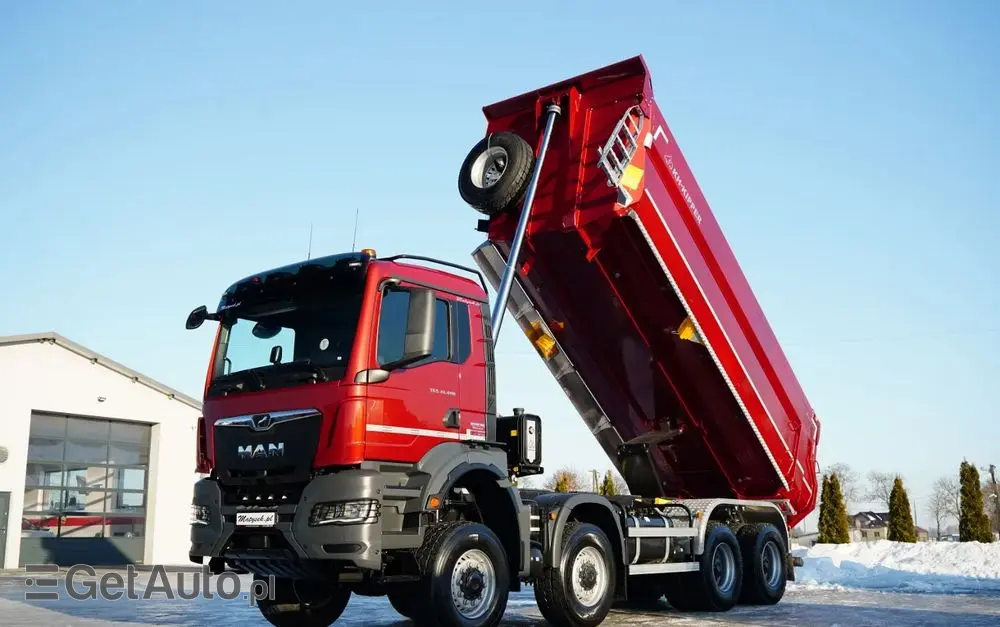 MAN TGS 41.480 / 8X8 / WYWROTKA / 21,5M3 / AUTOMAT / FABRYCZNIE NOWY / BOGATE WYPOSAŻENIE / DOSTĘPNY OD RĘKI / 2026 