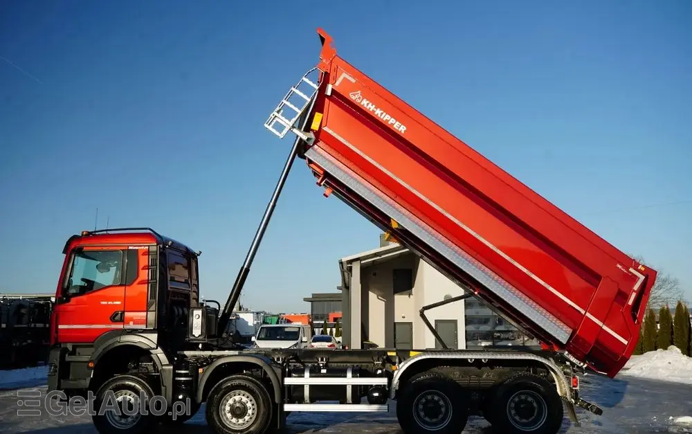 MAN TGS 41.480 / 8X8 / WYWROTKA / 21,5M3 / AUTOMAT / FABRYCZNIE NOWY / BOGATE WYPOSAŻENIE / DOSTĘPNY OD RĘKI / 2026 