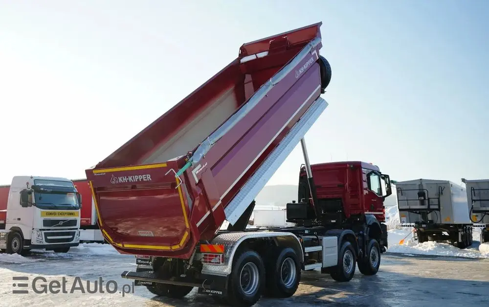 MAN TGS 41.480 / 8X8 / WYWROTKA / 21,5M3 / AUTOMAT / FABRYCZNIE NOWY / BOGATE WYPOSAŻENIE / DOSTĘPNY OD RĘKI / 2026 
