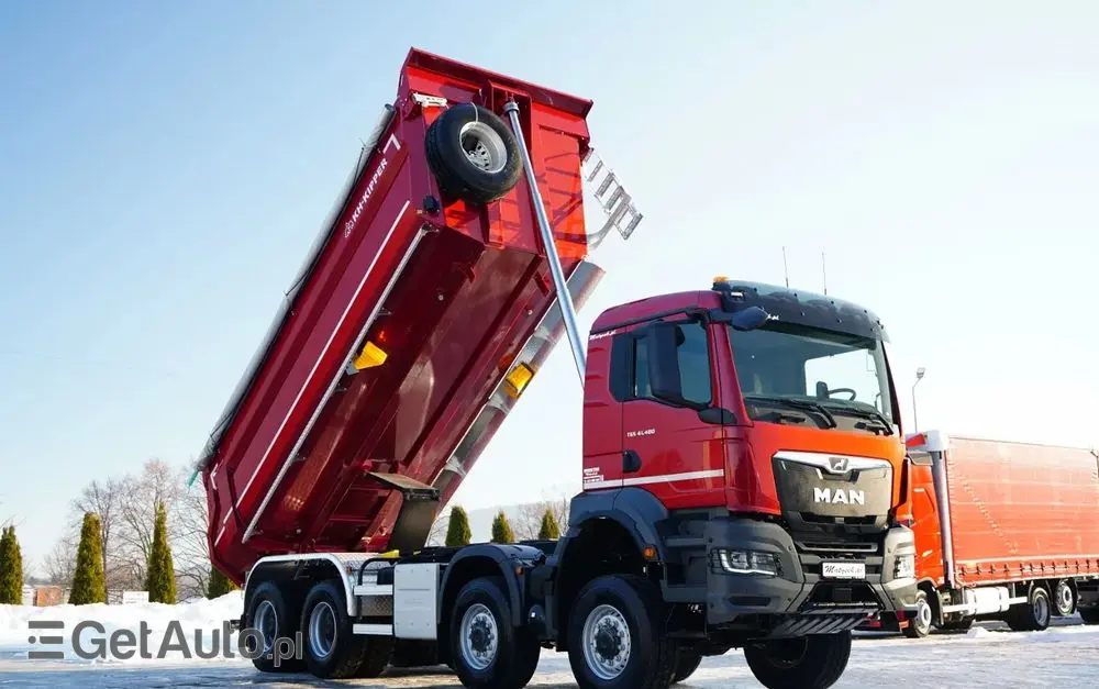 MAN TGS 41.480 / 8X8 / WYWROTKA / 21,5M3 / AUTOMAT / FABRYCZNIE NOWY / BOGATE WYPOSAŻENIE / DOSTĘPNY OD RĘKI / 2026 