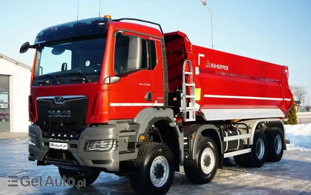 MAN TGS 41.480 / 8X8 / WYWROTKA / 21,5M3 / AUTOMAT / FABRYCZNIE NOWY / BOGATE WYPOSAŻENIE / DOSTĘPNY OD RĘKI / 2026 