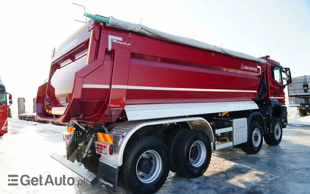 MAN TGS 41.480 / 8X8 / WYWROTKA / 21,5M3 / AUTOMAT / FABRYCZNIE NOWY / BOGATE WYPOSAŻENIE / DOSTĘPNY OD RĘKI / 2026 