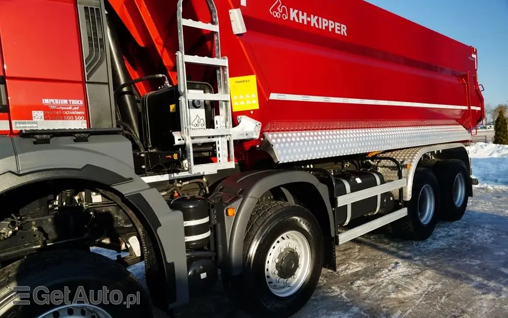 MAN TGS 41.480 / 8X8 / WYWROTKA / 21,5M3 / AUTOMAT / FABRYCZNIE NOWY / BOGATE WYPOSAŻENIE / DOSTĘPNY OD RĘKI / 2026 