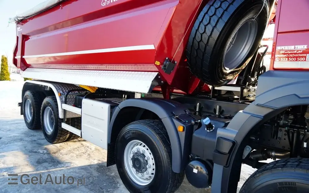 MAN TGS 41.480 / 8X8 / WYWROTKA / 21,5M3 / AUTOMAT / FABRYCZNIE NOWY / BOGATE WYPOSAŻENIE / DOSTĘPNY OD RĘKI / 2026 