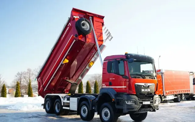 MAN TGS 41.480 / 8X8 / WYWROTKA / 21,5M3 / AUTOMAT / FABRYCZNIE NOWY / BOGATE WYPOSAŻENIE / DOSTĘPNY OD RĘKI / 2026 