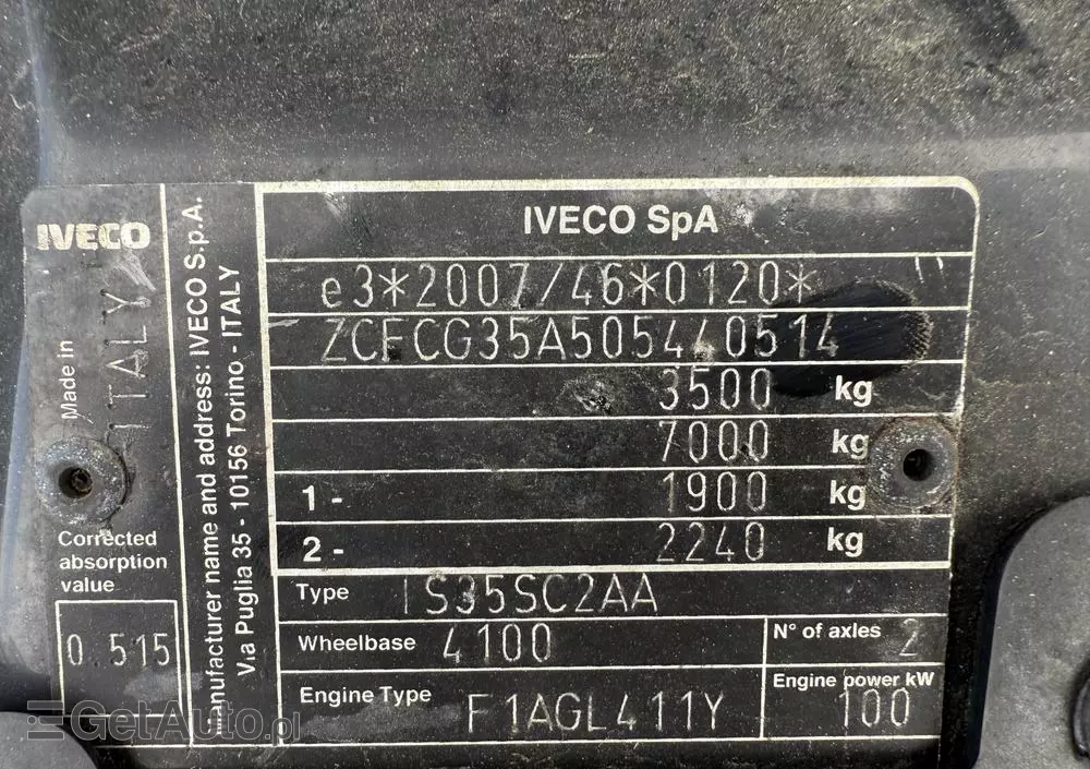 IVECO 2021/Daily 35-140 A8V/MAXI/ Automat Hi-Matic/full LED reflektory/Klima/PDC/tempomat/fotel comfort 