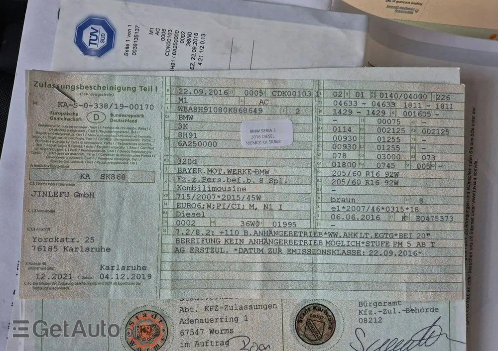 BMW Seria 3 320d Touring Sport Line