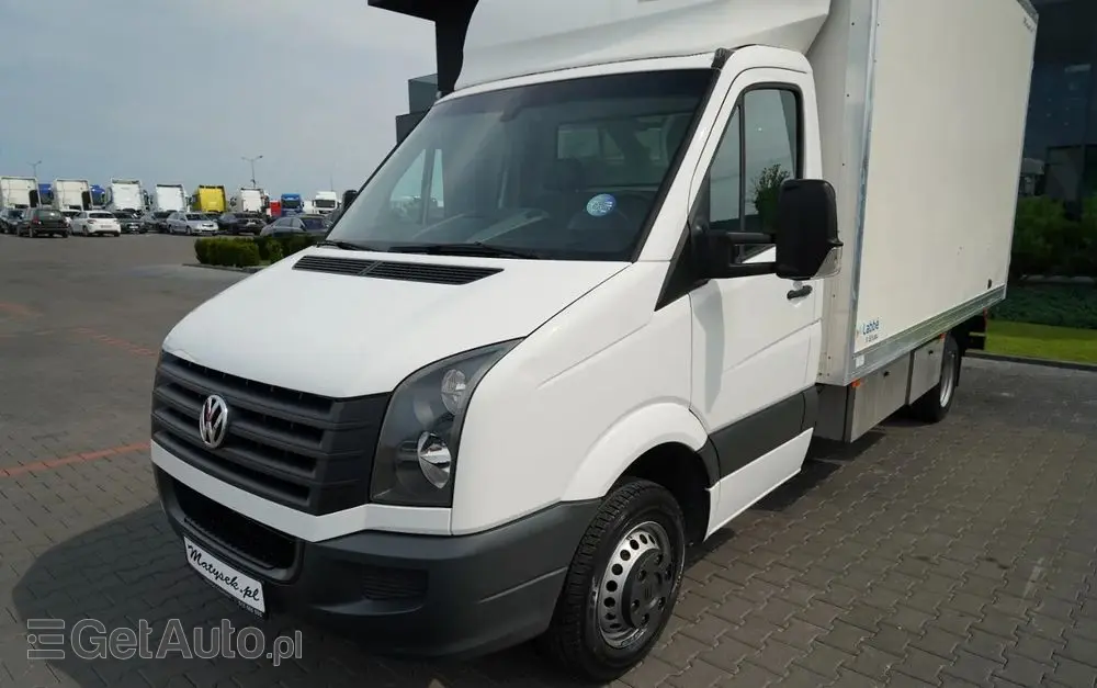 VOLKSWAGEN CRAFTER / KONTENER / 2017 ROK / BLIŹNIAK / 3 MIEJSCA / SPROWADZONY / PO KONTRAKCIE SERWISOWYM 