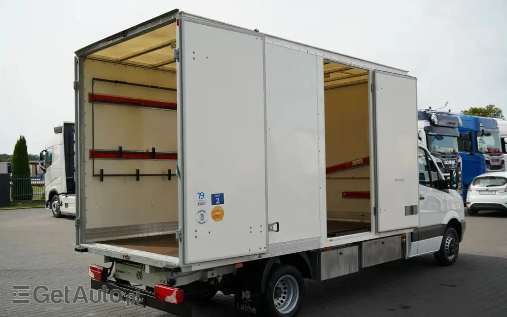 VOLKSWAGEN CRAFTER / KONTENER / 2017 ROK / BLIŹNIAK / 3 MIEJSCA / SPROWADZONY / PO KONTRAKCIE SERWISOWYM 