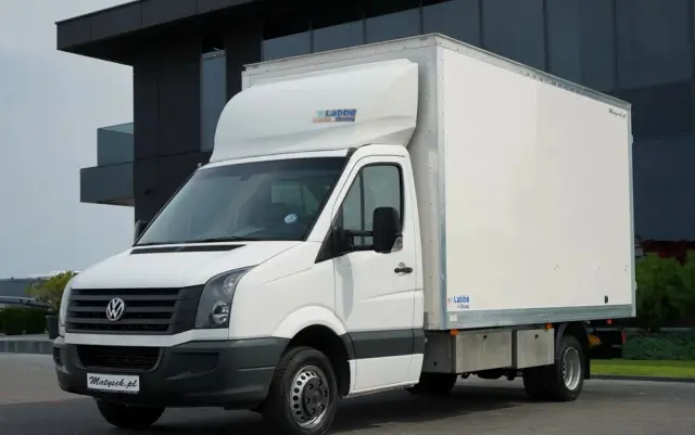 VOLKSWAGEN CRAFTER / KONTENER / 2017 ROK / BLIŹNIAK / 3 MIEJSCA / SPROWADZONY / PO KONTRAKCIE SERWISOWYM 