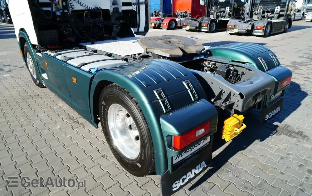 SCANIA S 500 / RETARDER / KLIMA POSTOJOWA / CAŁA NA PODUSZKACH /  ALUFELGI / SKÓRY / 