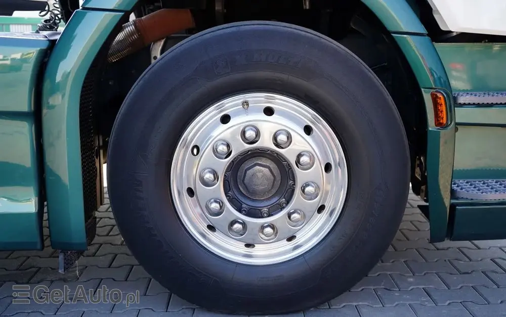 SCANIA S 500 / RETARDER / KLIMA POSTOJOWA / CAŁA NA PODUSZKACH /  ALUFELGI / SKÓRY / 