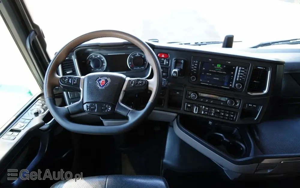 SCANIA S 500 / RETARDER / KLIMA POSTOJOWA / CAŁA NA PODUSZKACH /  ALUFELGI / SKÓRY / 