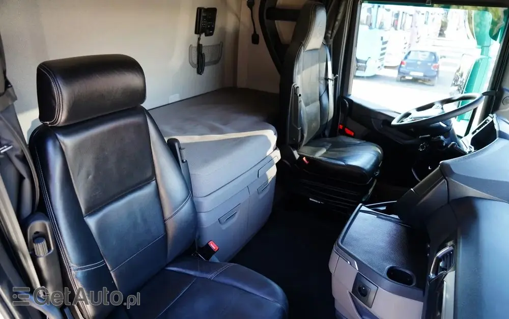 SCANIA S 500 / RETARDER / KLIMA POSTOJOWA / CAŁA NA PODUSZKACH /  ALUFELGI / SKÓRY / 