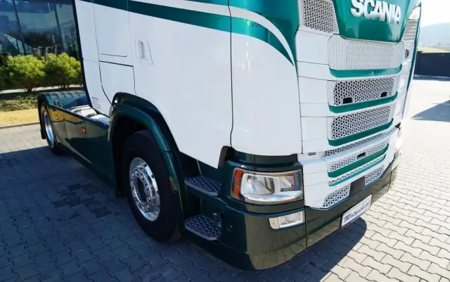 SCANIA S 500 / RETARDER / KLIMA POSTOJOWA / CAŁA NA PODUSZKACH /  ALUFELGI / SKÓRY / 