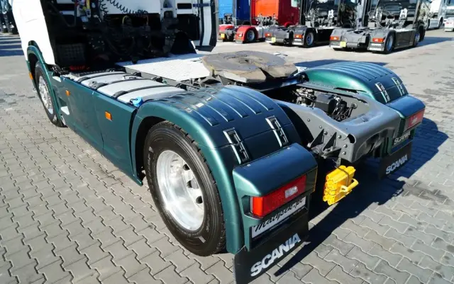 SCANIA S 500 / RETARDER / KLIMA POSTOJOWA / CAŁA NA PODUSZKACH /  ALUFELGI / SKÓRY / 