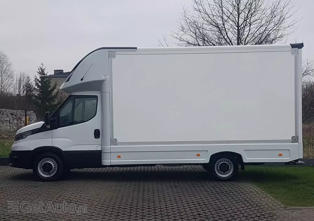 IVECO DAILY KONTENER NISKOPODŁOGOWY 4,43x2,23x2,42 SKLEP BAR FOODTRUCK KAMPER KLIMA 