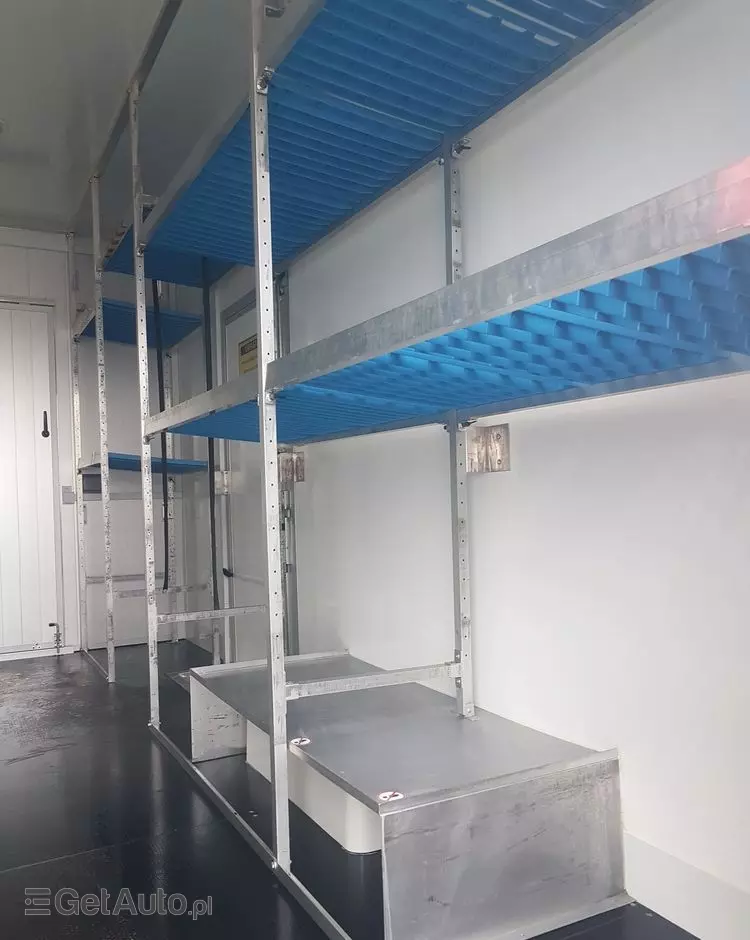 IVECO DAILY KONTENER NISKOPODŁOGOWY 4,43x2,23x2,42 SKLEP BAR FOODTRUCK KAMPER KLIMA 