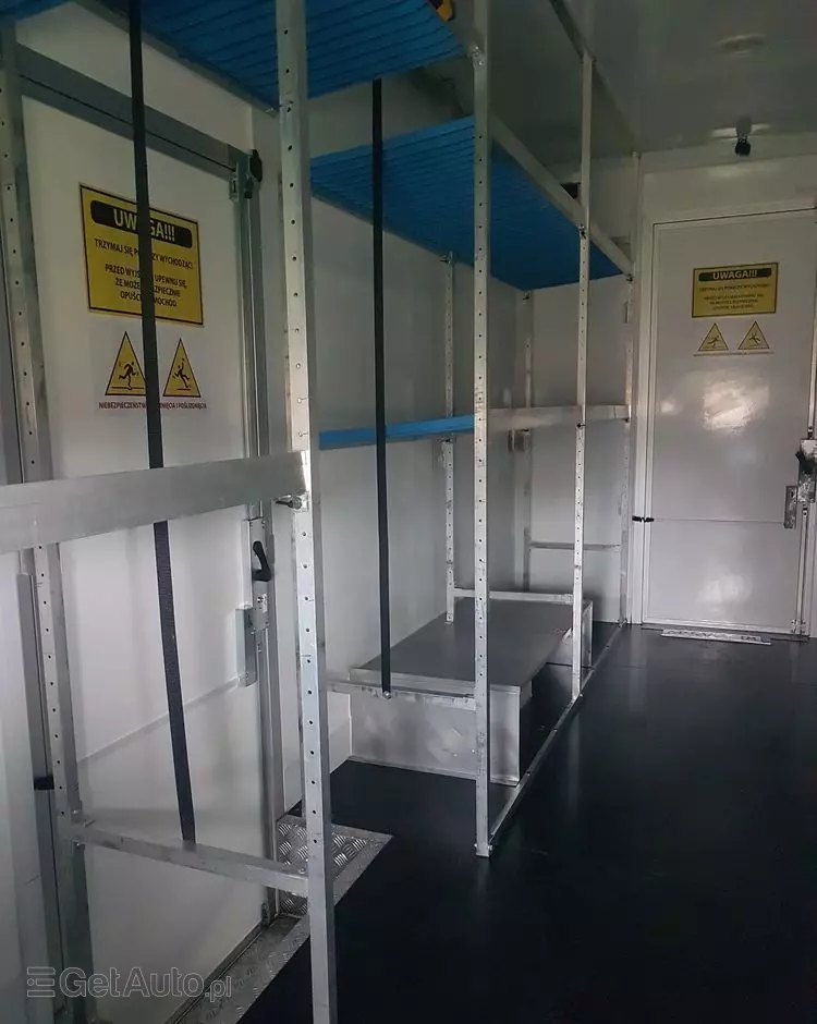 IVECO DAILY KONTENER NISKOPODŁOGOWY 4,43x2,23x2,42 SKLEP BAR FOODTRUCK KAMPER KLIMA 