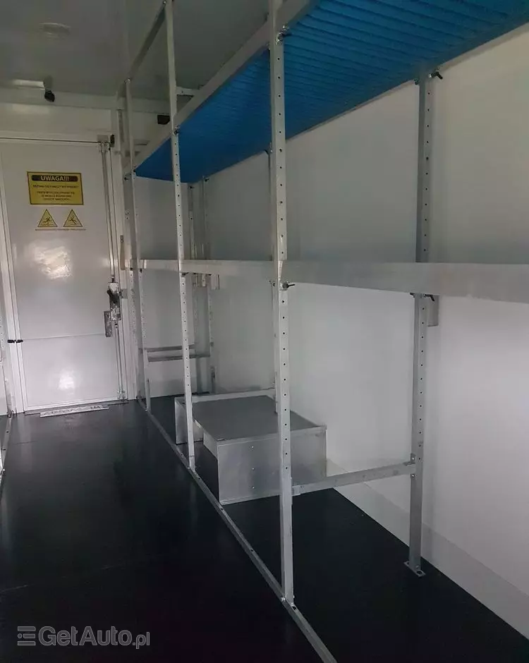 IVECO DAILY KONTENER NISKOPODŁOGOWY 4,43x2,23x2,42 SKLEP BAR FOODTRUCK KAMPER KLIMA 
