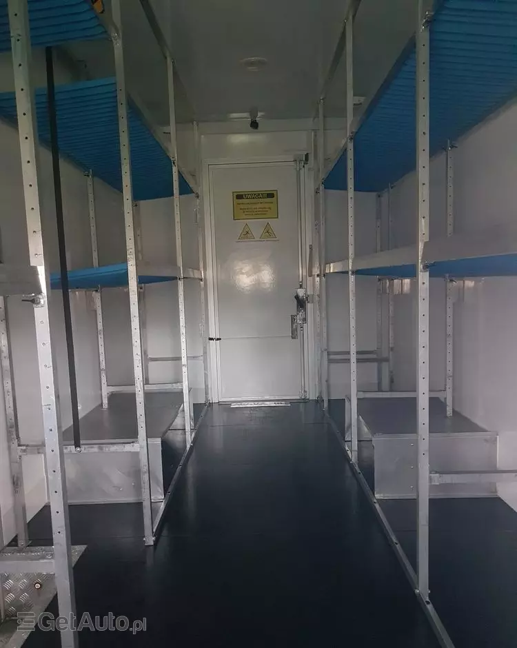 IVECO DAILY KONTENER NISKOPODŁOGOWY 4,43x2,23x2,42 SKLEP BAR FOODTRUCK KAMPER KLIMA 