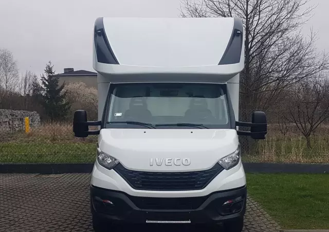 IVECO DAILY KONTENER NISKOPODŁOGOWY 4,43x2,23x2,42 SKLEP BAR FOODTRUCK KAMPER KLIMA 