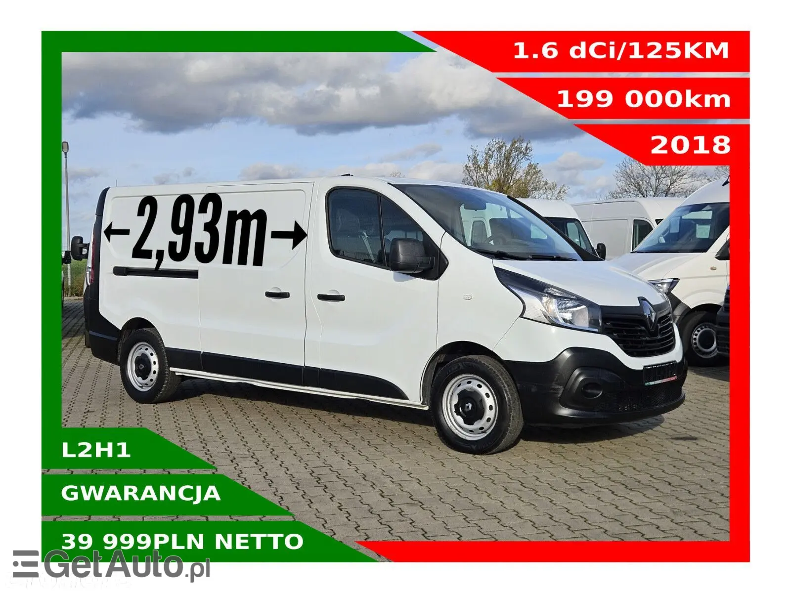 RENAULT Trafic L1H2P2 Pack Clim