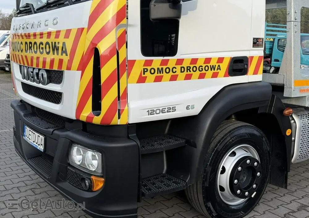 IVECO EUROCARGO 120E25 E6 Laweta Zagłebiana Platforma Pomoc Drogowa 
